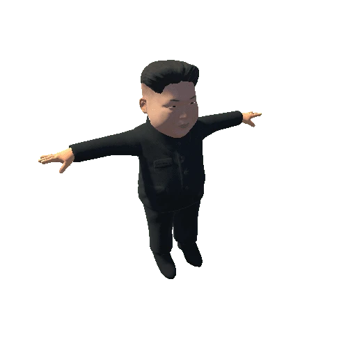 Kim T pose